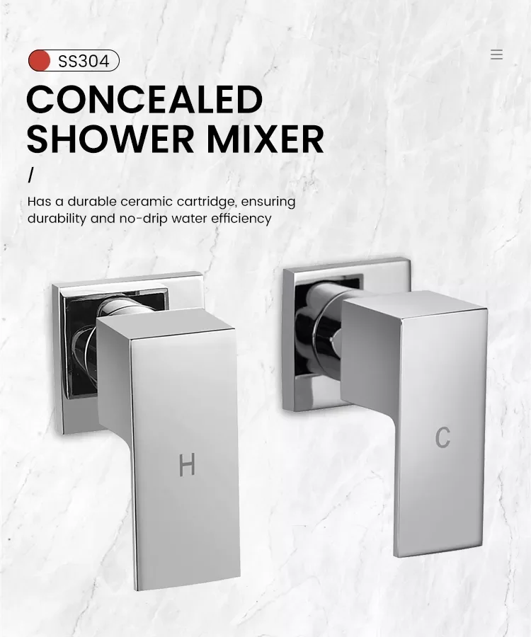 Australian Watermark Shower Component Wall Mounted Hot Cold Dual Handle Valve for Bathroom Basin Shower Mixer Tap Faucet