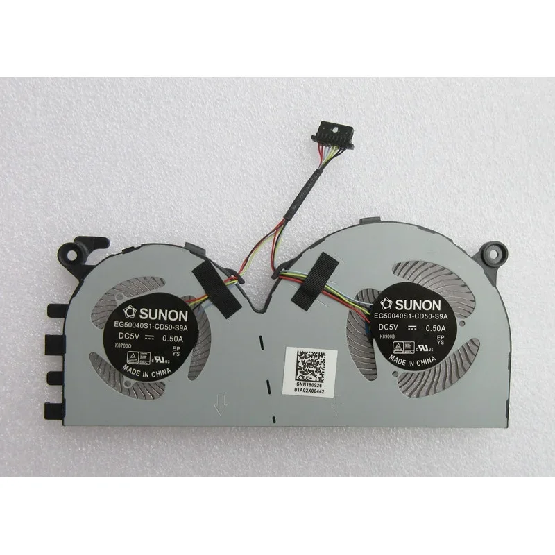 

New Original laptop CPU cooling fan for mi Xiaomi 13.3 Air 161301-ff FC FB FN FL metal fan blade eg500 40s1-cd50-s9a dc5v 0.50a