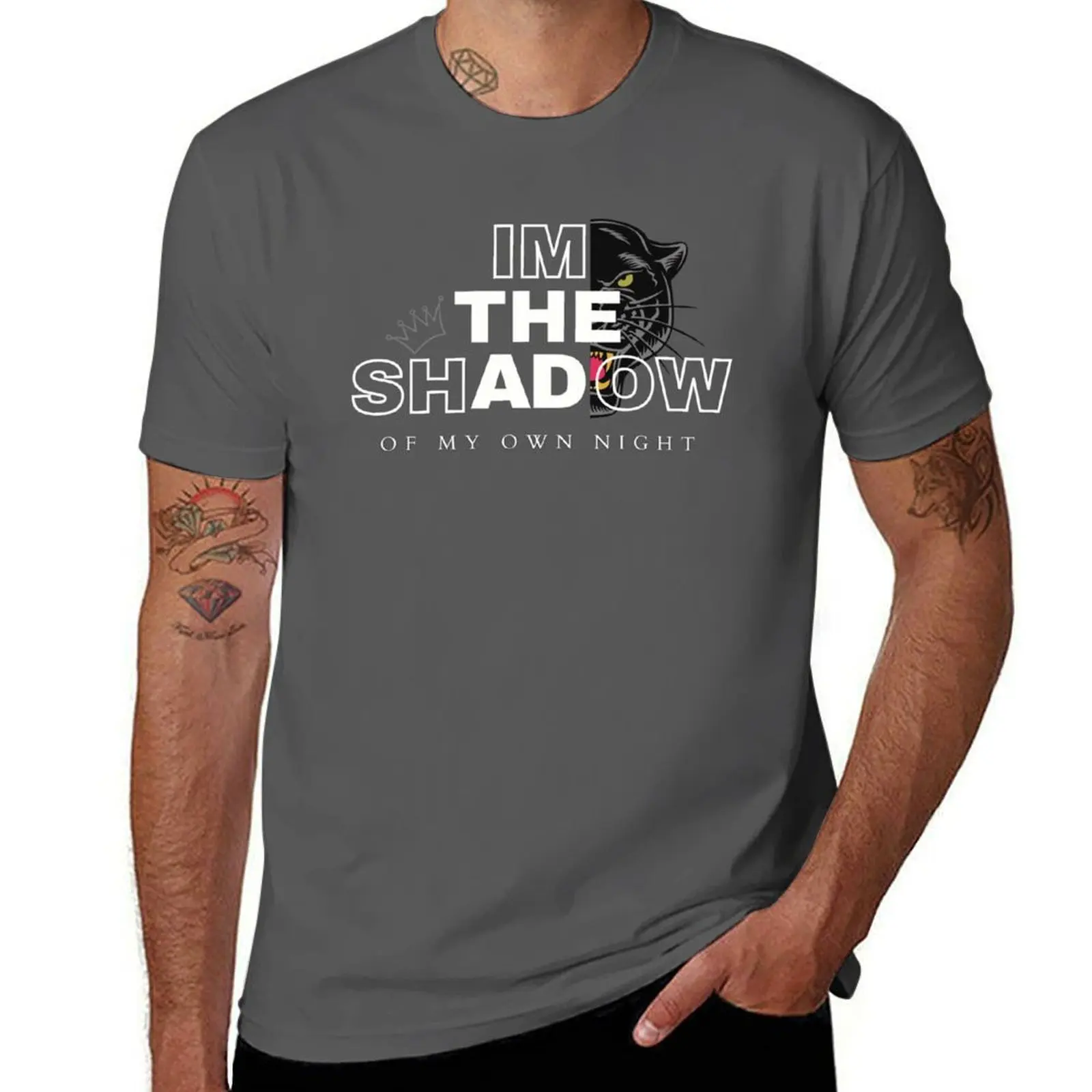 Camiseta Majestic Nocturnal Panther Prowess, camiseta ligera para trabajo