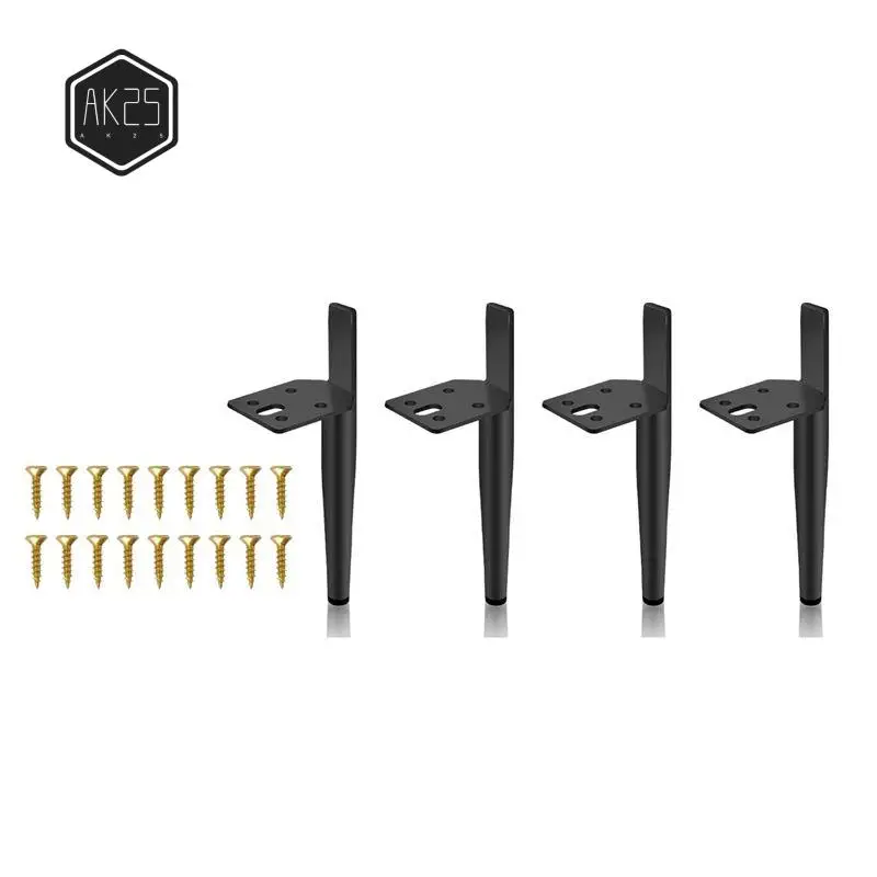 

AK25-Высота мебельных ножек 14 см, золотые металлические ножки стола, максимальная нагрузка 600 кг, мебельные ножки, ножки для дивана, шкафа, 4 шт.