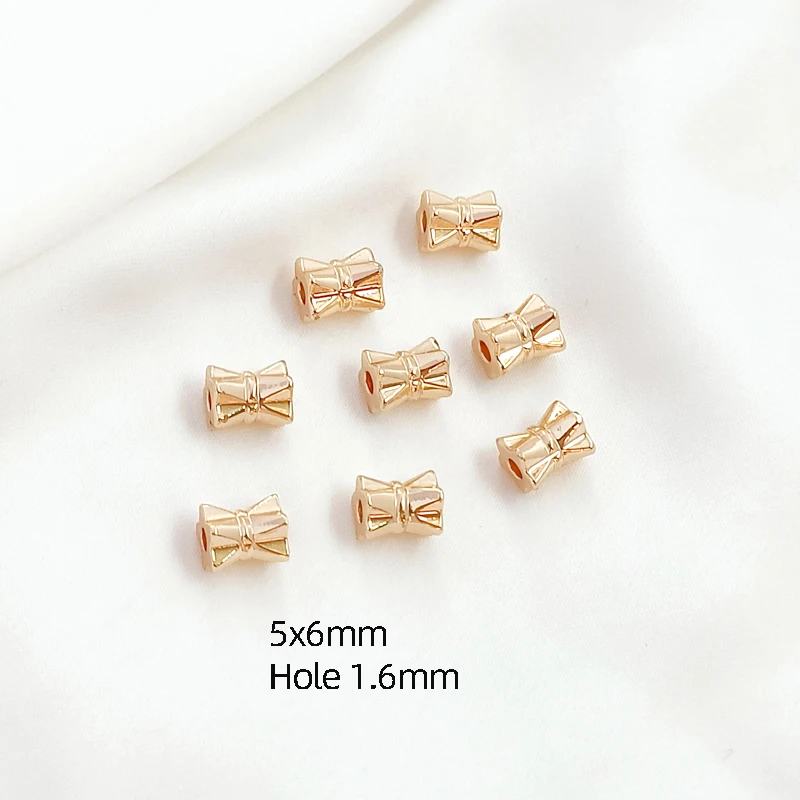 10pcs Copper plated 14K Gold  Gear bead  For DIY  Materials for making jewelry discovery Necklace Bracelet spacing accessories