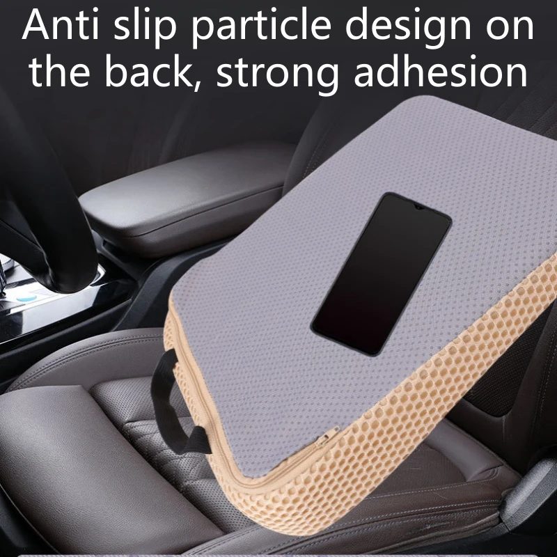 Car Seat Booster Cushion Honeycomb Memory Cotton Car Seat Cushion Car Simple Breathable 3D Mesh Thickened Sedentary Seat Cushion image 2