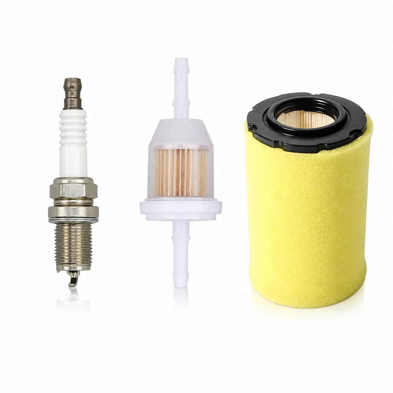 Air Filter Set Oil Filter Spark Plug Tune Up Kit For Briggs&Stratton John Deere Husqvarna Replaces 591334 594201 796031 590825
