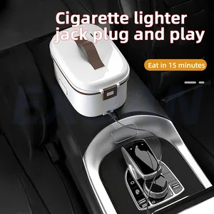 12 فولت / 24 فولت محمولة على السيارة USB فرن ميكروويف صغير في الهواء الطلق تجميعها طباخ الأرز وعاء الغليان المكونات في التدفئة التخييم العزل 8 فرن مبيعات رئيسي 12 فولت - No8