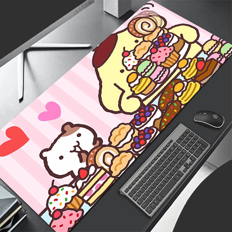 Moda mouse pad bonito dos desenhos animados grande gaming mousepad 900x400 grande teclado tapete de mesa à prova dwaterproof água para computador portátil mouse pads