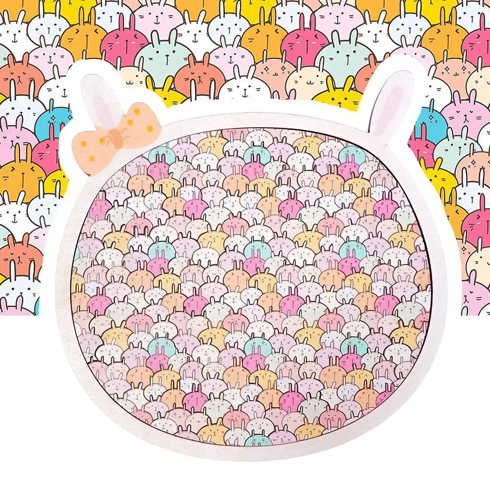 

Cartoon Cat Wooden Jigsaw Puzzle Creative Funny Irregular Puzzle High Difficulty Puzzle Birthday Present For Best Friend