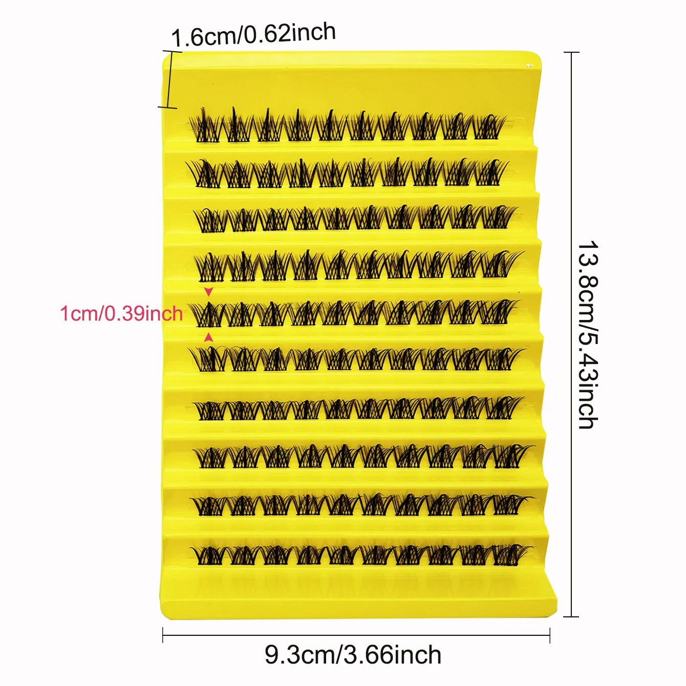 100 مجموعة رموش ذات سعة كبيرة ومجموعات رموش رفيعة للغاية - تعزز مظهر عينيك بسهولة #2