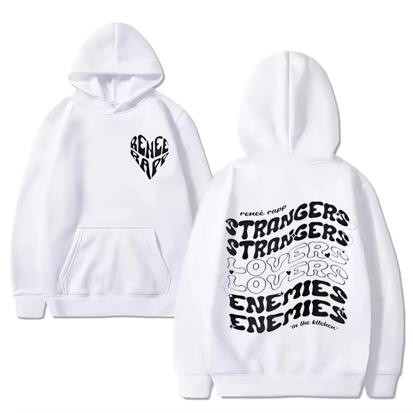 رينيه راب رائجة البيع هوديي فضفاض غير رسمي ، غريبون لعشاق العدو للجنسين البلوز 2024 بلوفر صوف عالي الجودة