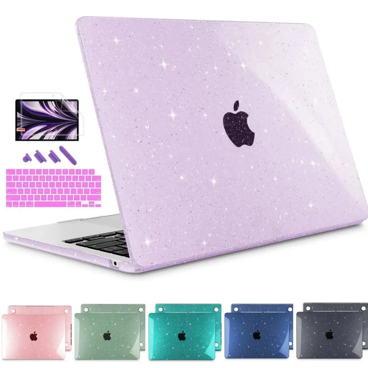 Etui-scintillant-en-poudre-de-cristal-pour-macbook-air-pro-13-pouces-a2-housse-de-protection-elegante-en-velours