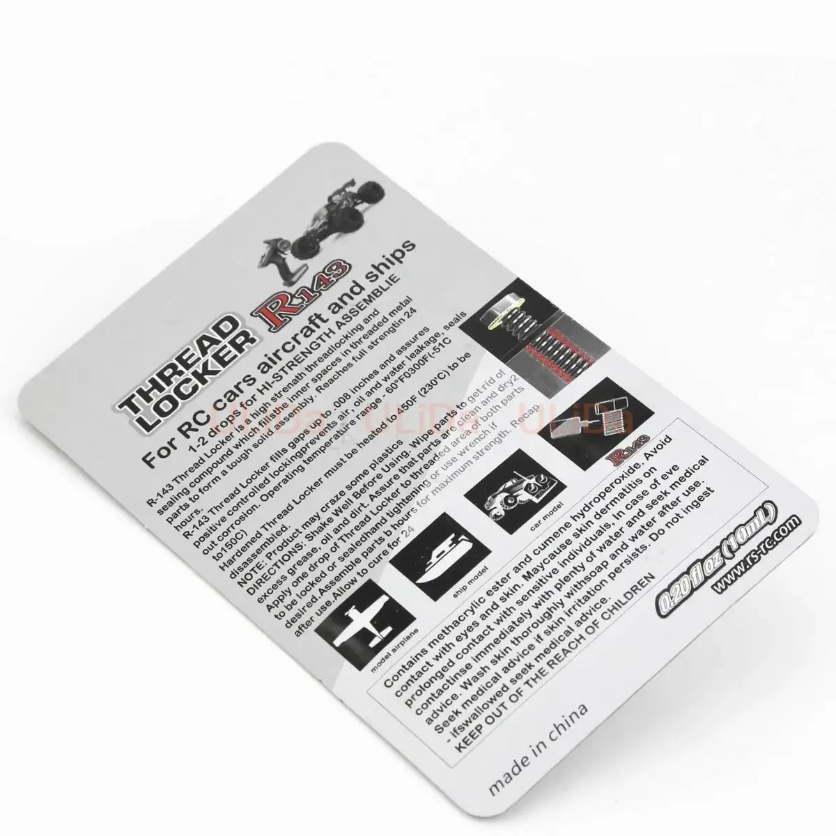 New Threadlocker Medium Strong Fixing Anaerobic Glue Screw Locking for RC Aircraft Quadcopter Boat Car Helicopter Drone UAV FPV