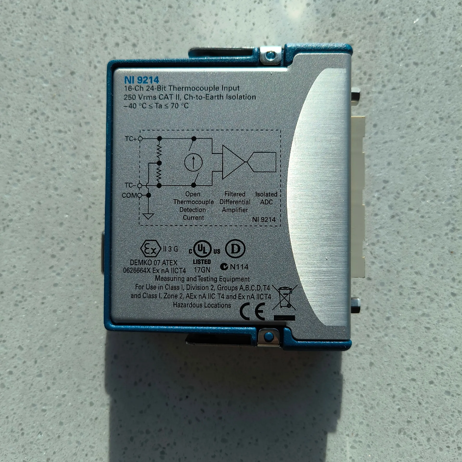 New Physical Picture Of NI-9214 Module Fineness