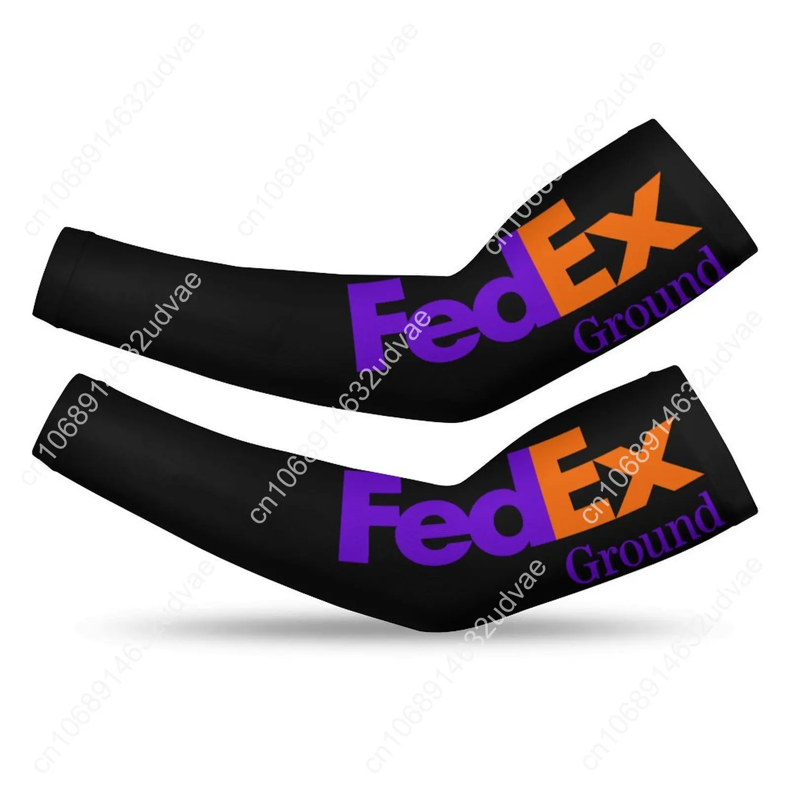 Fedex Arm Sleeves Mens Womens Sun Protection Arms Cover Express Ground American Courier Custom Made Arm Protector Cooling Sleeve