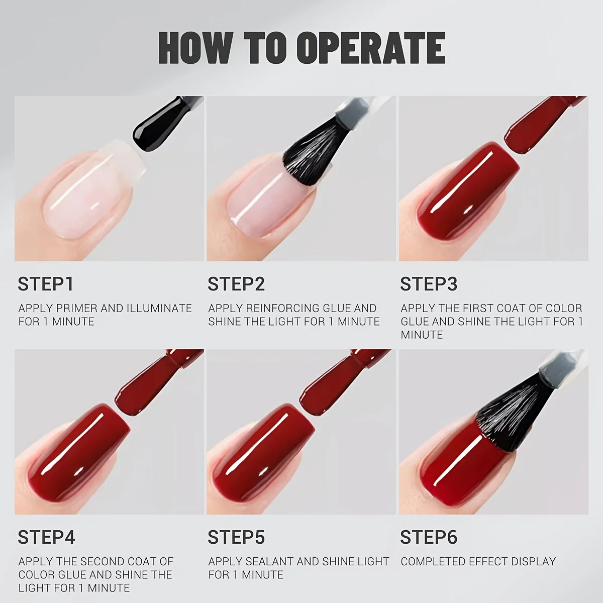 XEIJAYI 1pc 15ml Long-Lasting Gel Top Coat Shine Finish and Soak Off LED Nail Lamp - Perfect for Nail Art Design