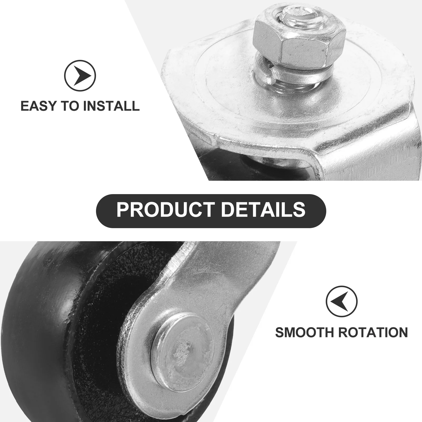 Caster Wheel 2 Ton Floor Jack Caster Wheel Replacement Horizontal Jack Caster Car Accessory caster wheels