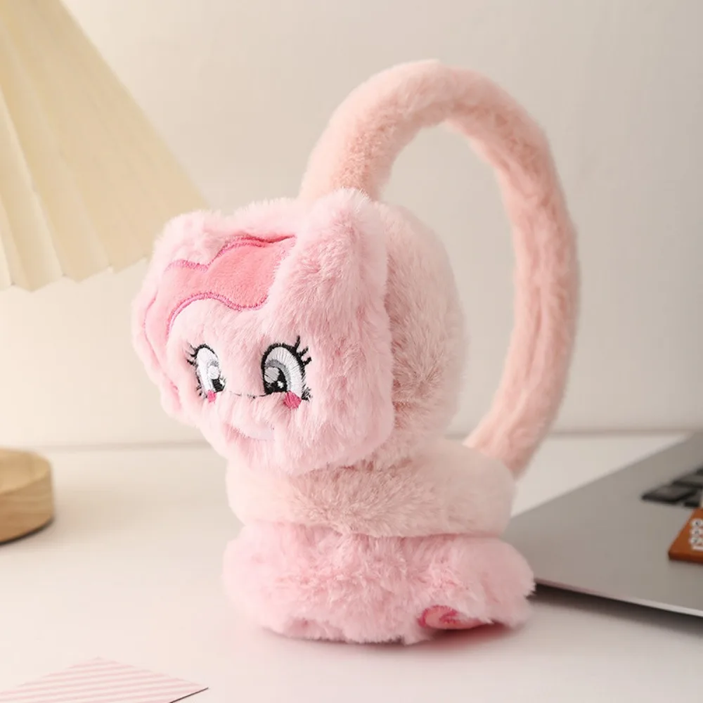 My Little Pony Girl Winter Ear Earmuffs Foldable Warm Protect Cute Faux Fur Soft Fluffy Earcap Korean Style Children Ear Muff