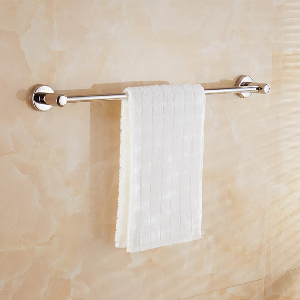 

40CM Stainless Steel Towel Rack Rustproof Heavy Duty Durable Bathroom Kitchen Bedroom Towel Bar Holder Pole Multi Functional