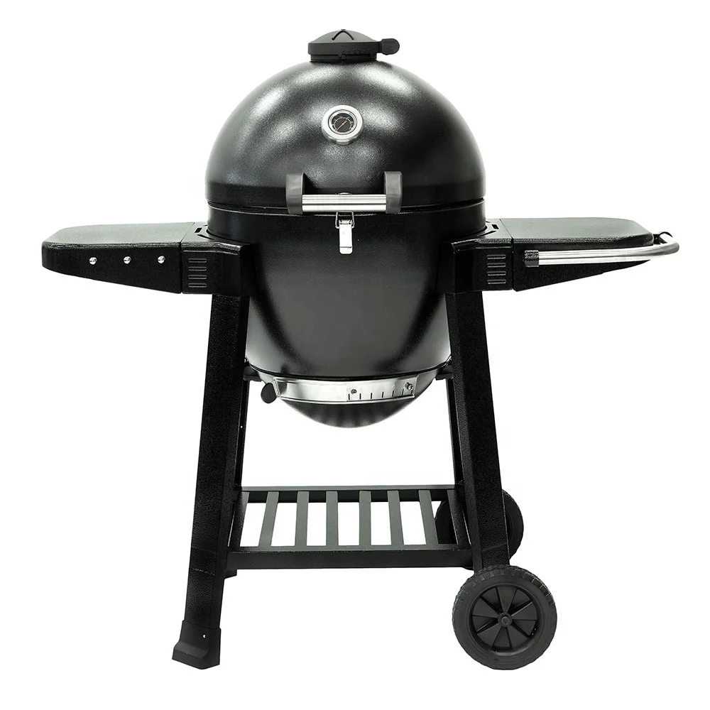 Hoge kwaliteit beste houtskoolgrill Primo Original Steel Kamado Tuinartikelen BBQ houtskoolgrills met trolleytafel