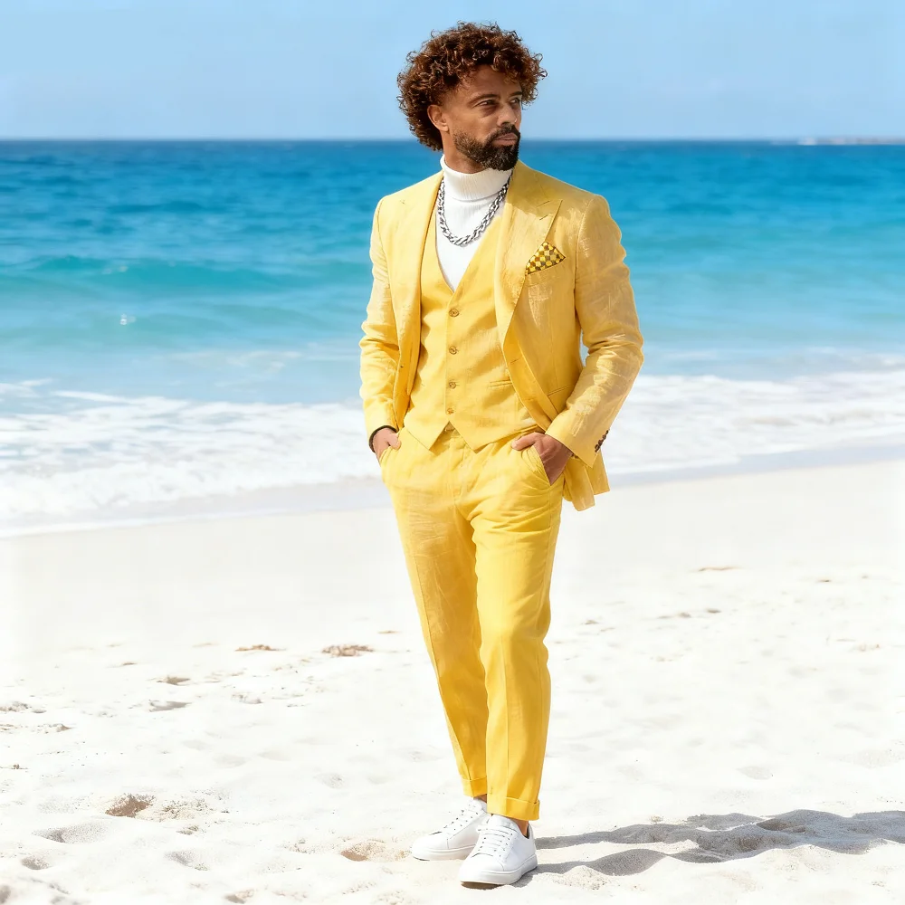 

Slim Fit Men's Wedding Tuxedo Formal Business Party Suit Ensemble Male Smoker's Groomsmen Outfit Recent Collection