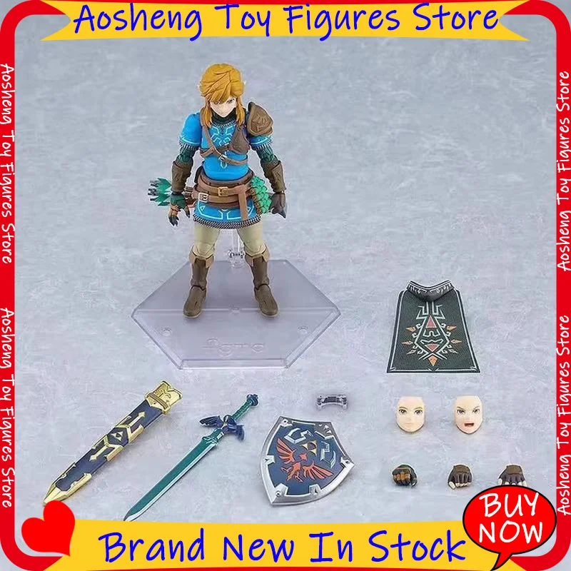 En stock Figma # 626 Link Tears Of The Kingdom Ver. Figurines d'action, édition limitée, modèle d'ornement, cadeaux d'anniversaire à collectionner