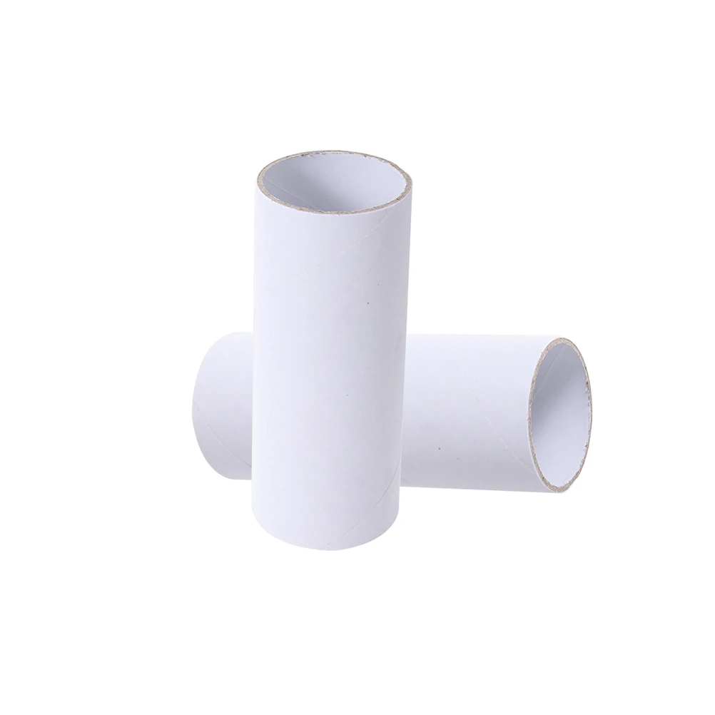 

10 Pcs Kraft Paper Cardboard Tubes Craft White for Art Paintings Manual Small Crafts Drawings Mailing Cylinder Child Strong