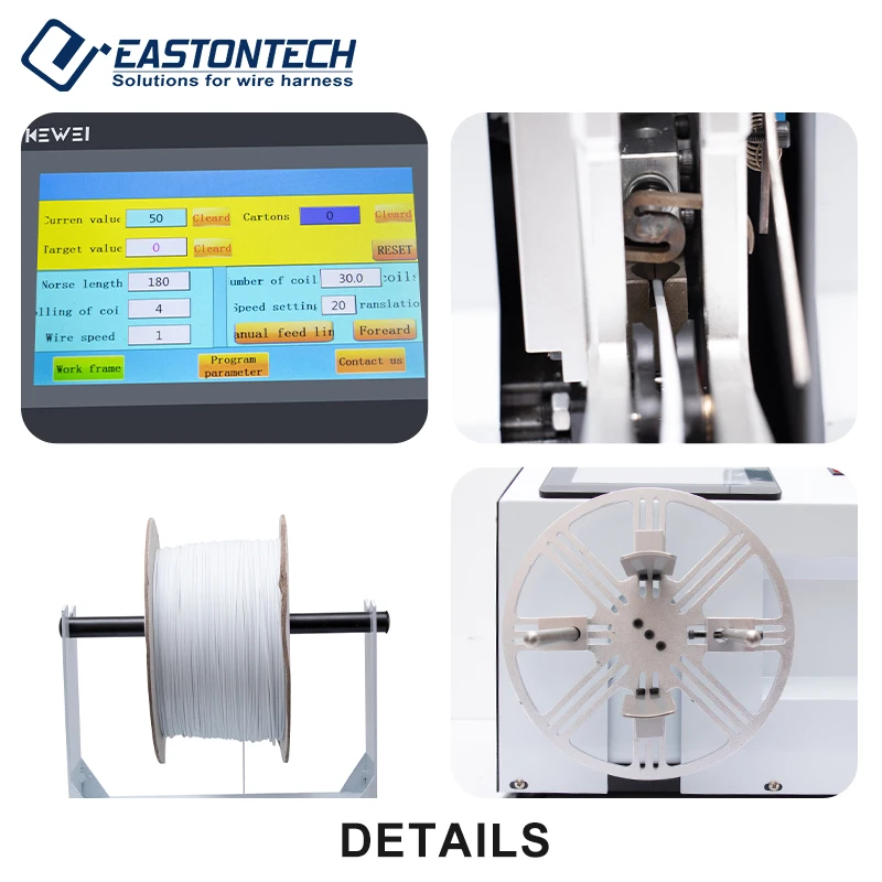 Efficient Copper Wire Winding Bundling Machine EW-20A-1 Cable Coil Winding Machine Cable Manufacturing Equipment