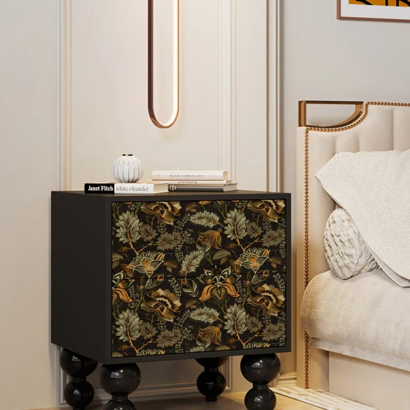 

Retro Bedside Table Living Room Home Side Bedroom Bedside Integrated Locker