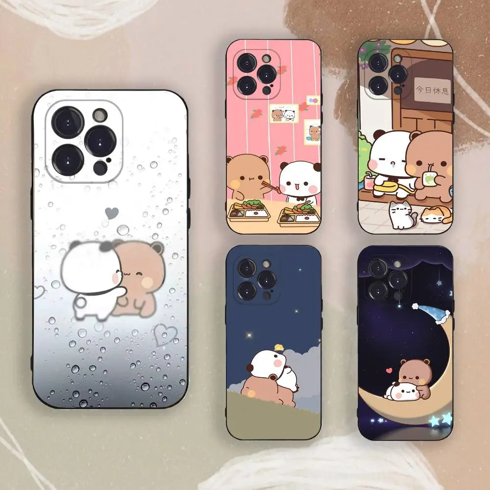 

D-DUDU B-BUBU Phone Case For iPhone 17,16,15,14,13,12,11,Pro,X,Xs,MAX,Plus TPU Soft To Skin-friendly Cover