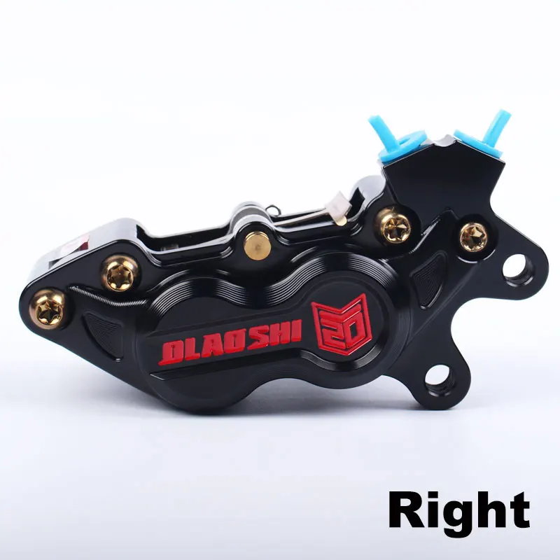 Motorcycle retrofit CNC High performance brake caliper four piston front  under pump 42mm fixed hole pitch