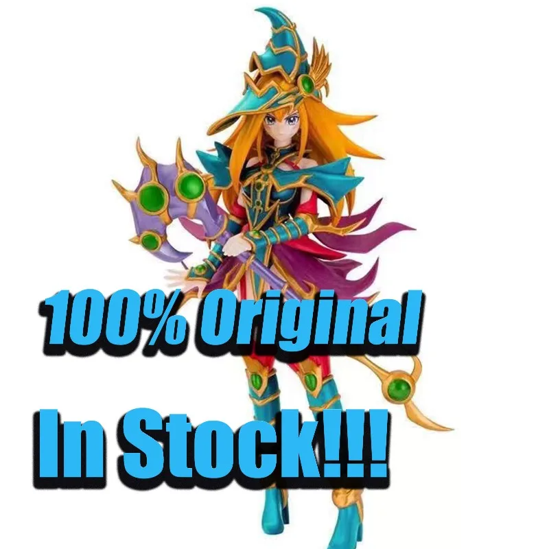 

Yu-Gi-Oh! Action Figure Scenic 27CM Genuine Toys Equal Arts Dark Magician Girl Anime Figure Konami Model Collectible Toys Gift