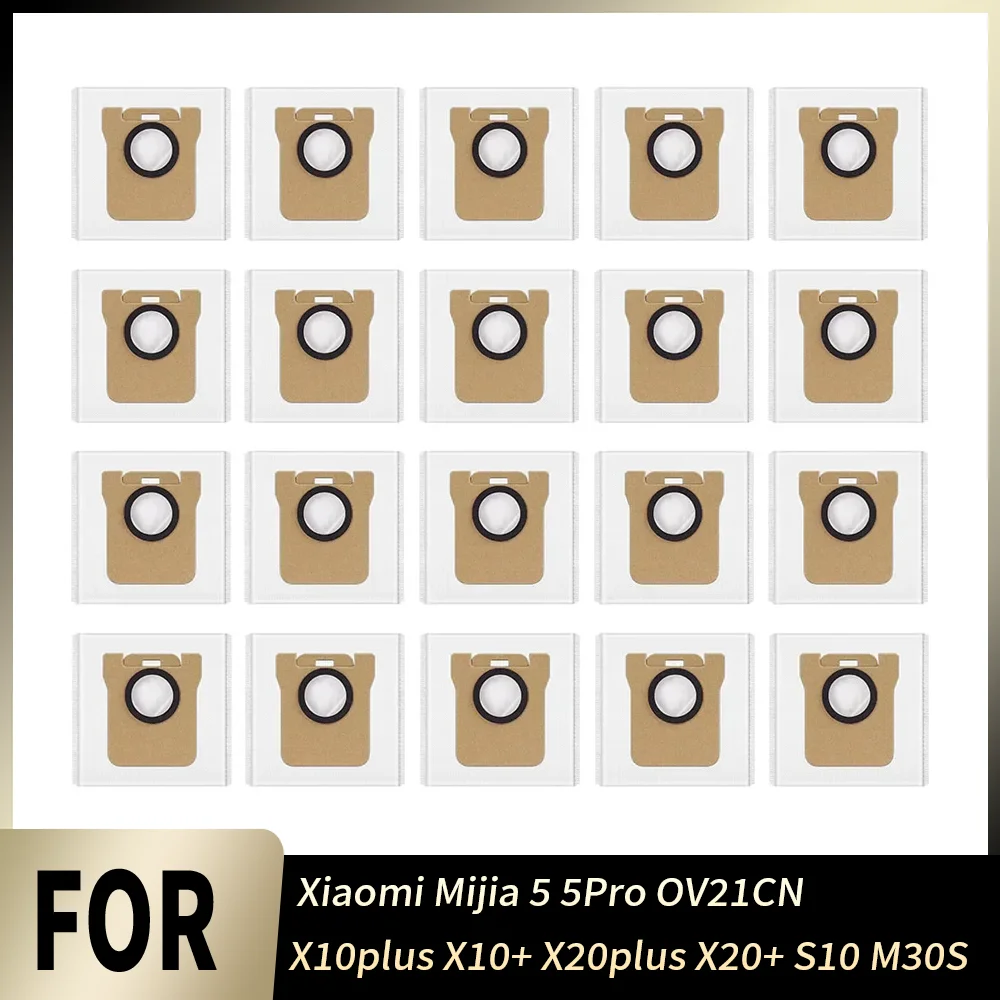 Replacement Trash Bag Dust Bag Part For Xiaomi Mijia 5 5Pro OV21CN X10plus X10+ X20plus X20+ S10 M30S Robot Vacuum Cleaner