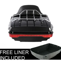 Motorcycle King Trunk W/ Brake Turn Tail Light For Harley  Touring Road King Electra Glide Road Glide 2014-2025