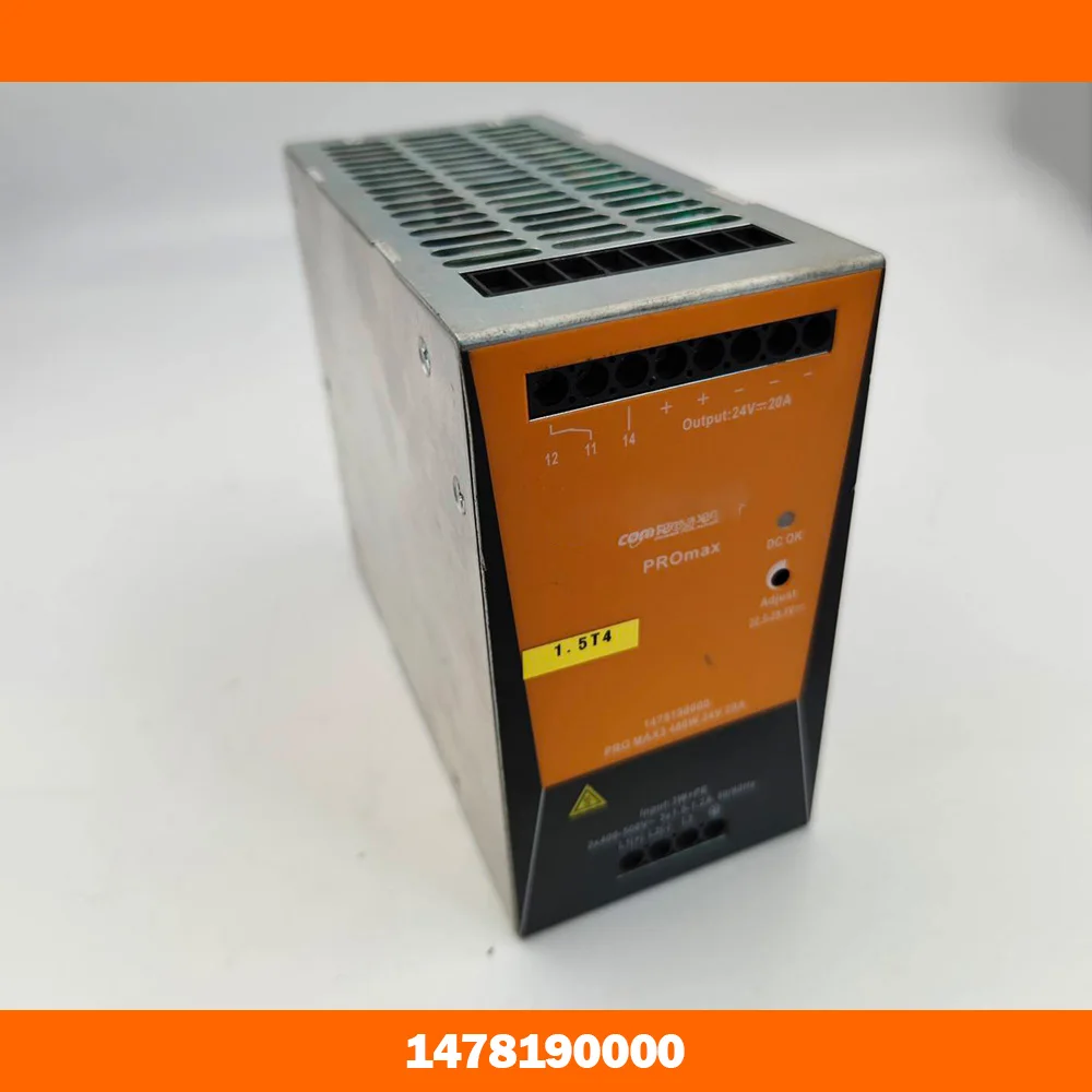 For Weidmuller Switching Power Supply PRO MAX3 480W 24V 20A 1478190000
