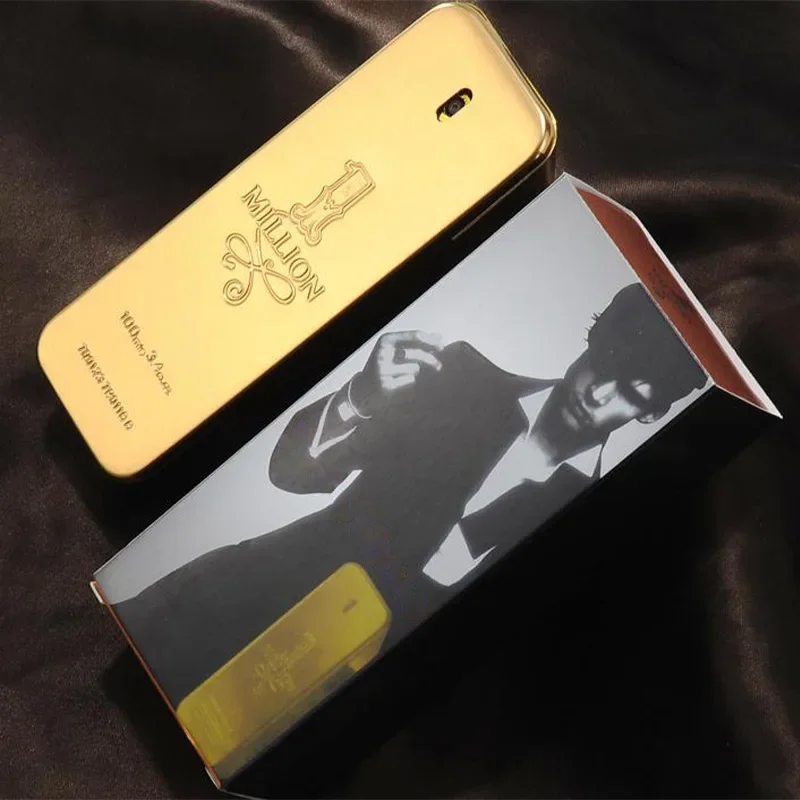 Men's Seductive Perfume Million Gold Brick Perfume Long-lasting Fragrance Tree Fragrance 100ml Radiate Man Confidence Pheromone