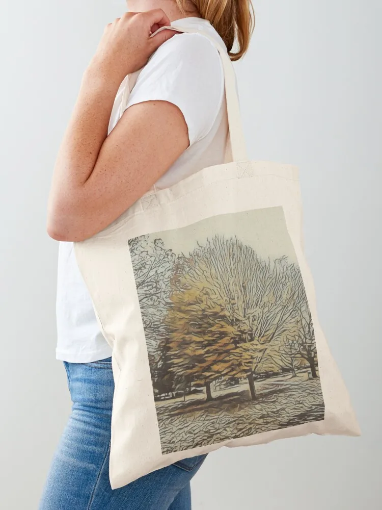 

Autumn trees Tote Bag eco pack university shopper bag reusable grocery bags Customizable tote bag