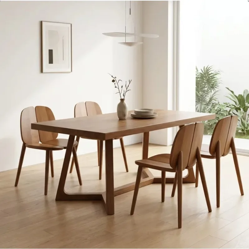 *Luxury Home Dining Table and Chairs Comfortable Hotel Set Villa Dining Table and Chairs Restaurant Furniture Set