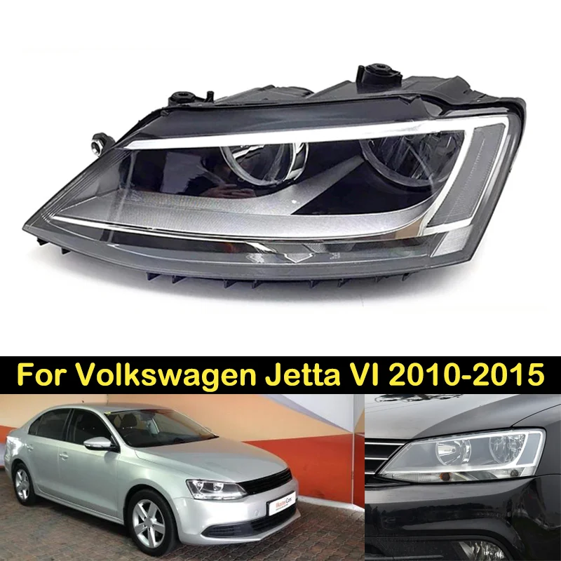 DECHO For Volkswagen VW Jetta VI 2010 2011 2012 2013 2014 2015 Front bumper Headlight headlamp head light head lamp