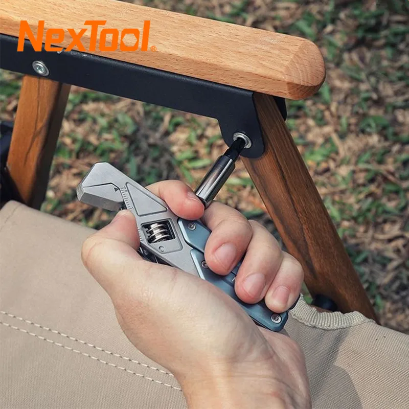 NexTool Light Wrench W2 8 In 1 Multi Tool Foloding Pliers Multi-functional Spanner Screwdriver Outdoor Camping EDC Hand Tool