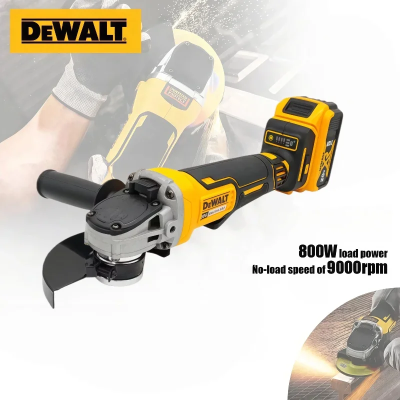 

Dewalt DCG406 18 В-20 В (125 мм, M14) - Бесщеточный высокопроизводительный беспроводной угловой шлифовальный станок Выдачная резка и полировка