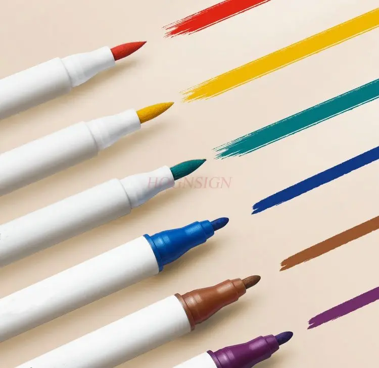 

18pcs Children's Art DIY Color Drawing Pen Watercolor Pen Soft Hard Double Headed Washable Kindergarten Graffiti Pen Acrylic