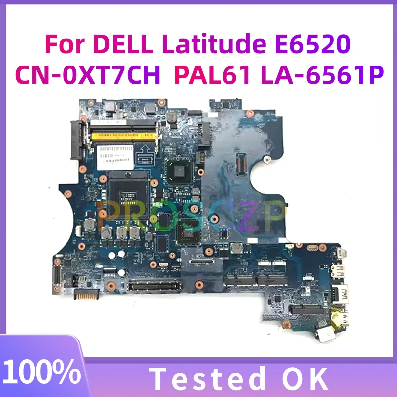 

Материнская плата PAL61 LA-6561P CN-0CYF99 0CYF99 CYF99 CN-0XT7CH 0XT7CH XT7CH для ноутбука DELL Latitude E6520, чипсет QM67, 100% исправна