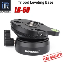 INNOREL LB-60 Tripod Head Leveling Base Level Horizontal Adjustment Platform to Tripod Professional Hemisphere aerial photograph