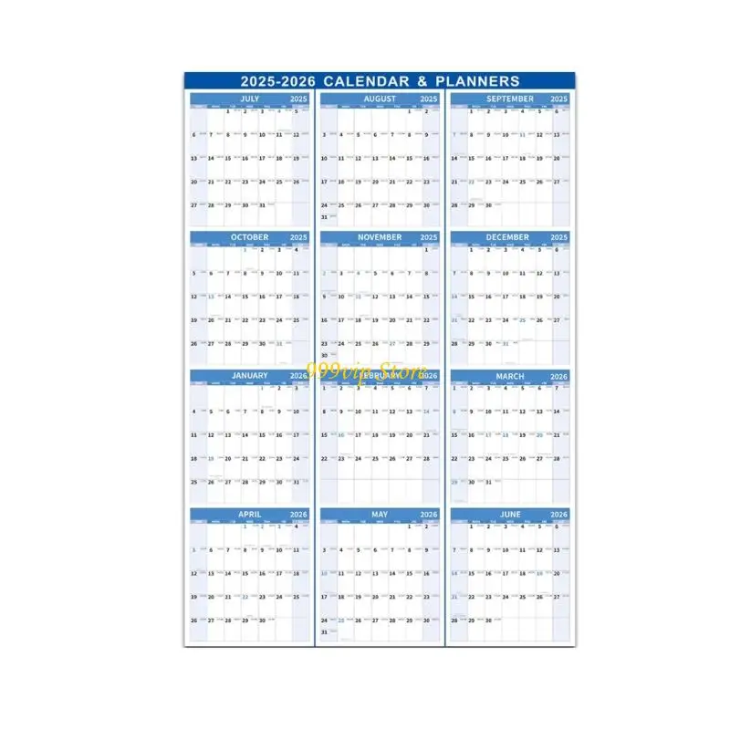 

C90C 2026 Monthly Calendar Easy to Use Dry Erases Calendar Creative Organization Tool