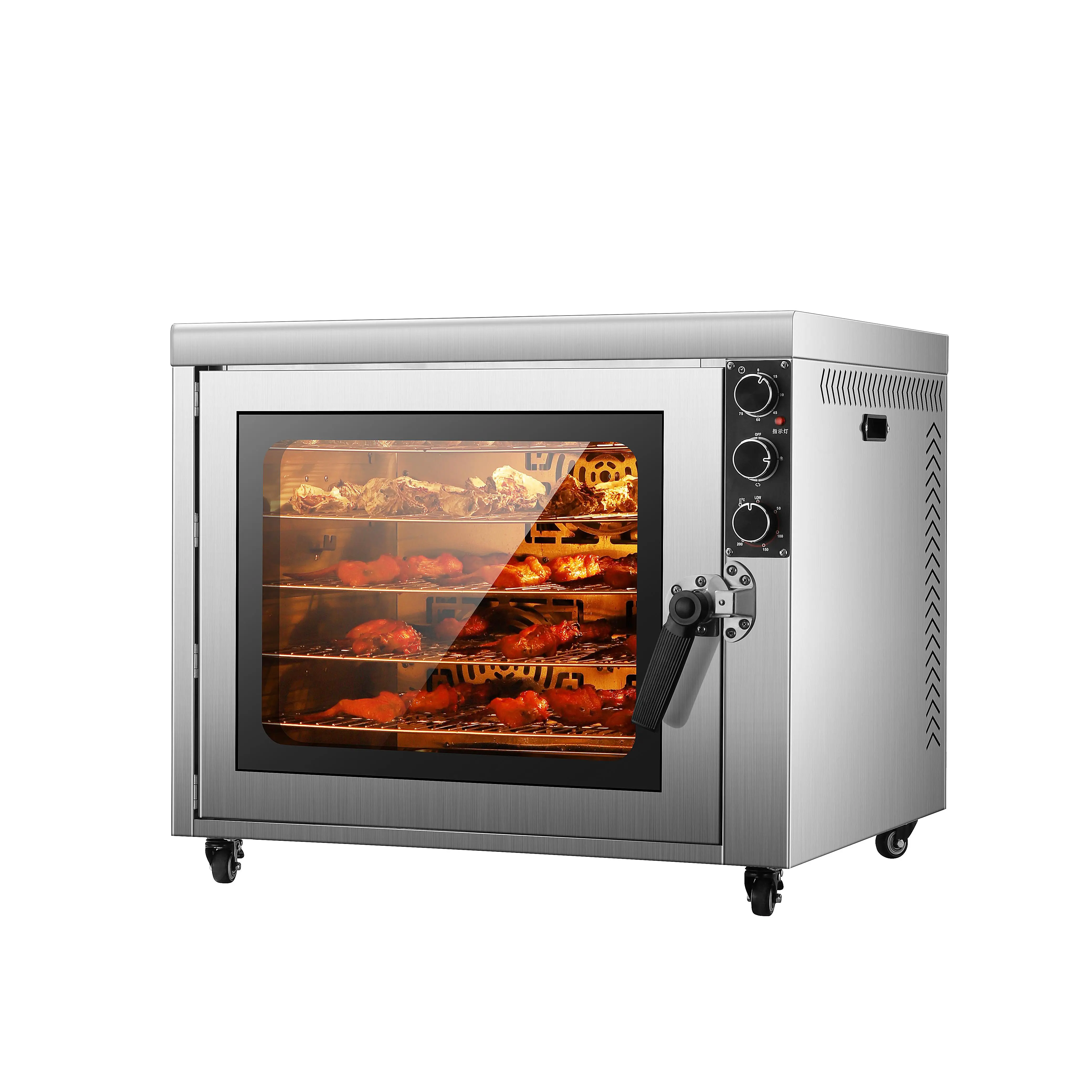 New High Capacity 120L Convection Pizza Oven 250Degrees for Restaurant Food Shop & Hotel with High Productivity Engine