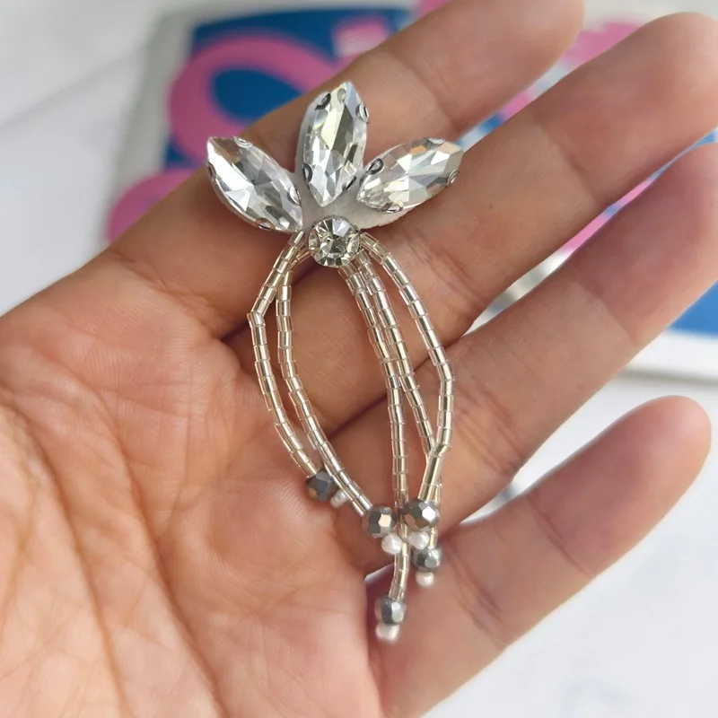 5Pcs Crystal Beaded…