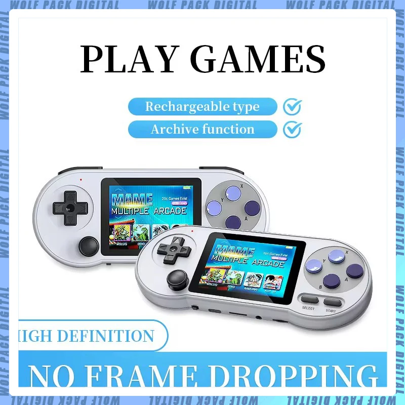 

Explosive SF2000 handheld game console connected to large screen TV game console portable 16 bit arcade with built-in 8000+games