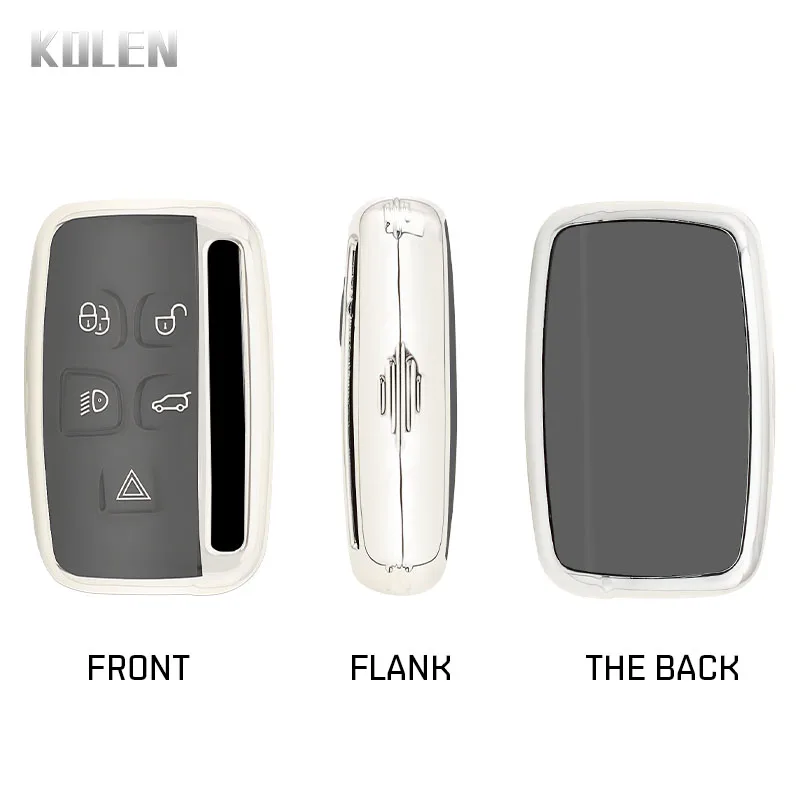 Soft TPU Car Smart Key Case Cover For Land Rover Range Rover Sport Evoque Freelander Velar Discovery 4 Jaguar XE XJ XF Guitar