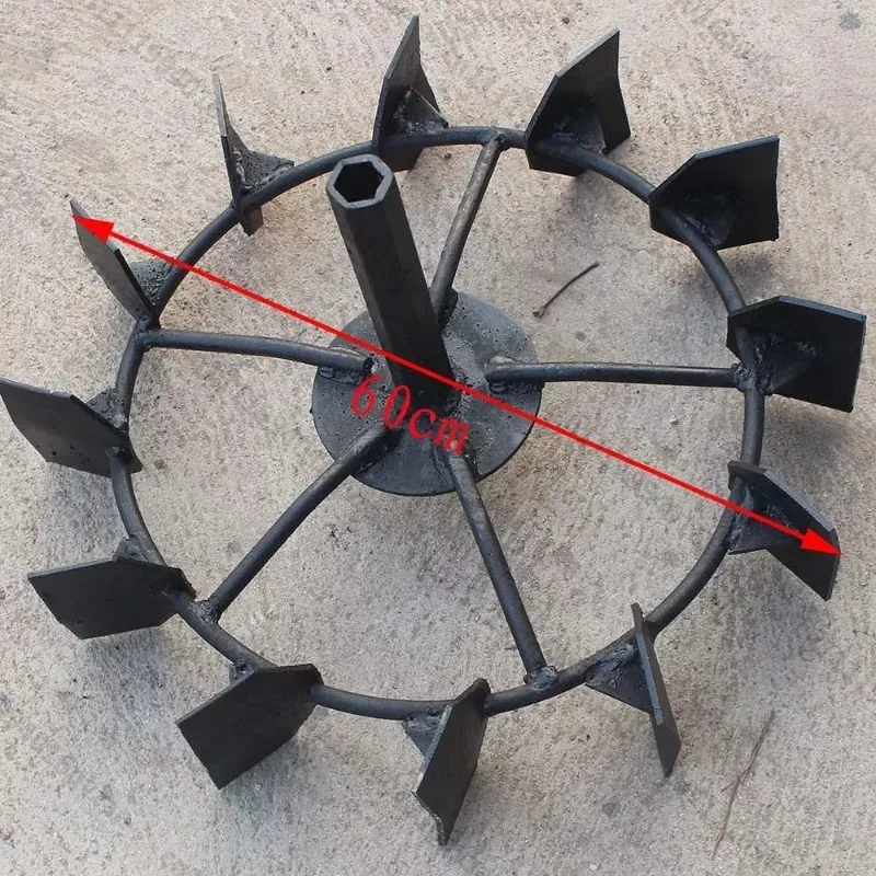 

Micro Tiller Matching Anti-skid Iron Wheel Walking Wheel Crawling Wheel Small Iron Wheel Agricultural Machinery Paddy Wheel