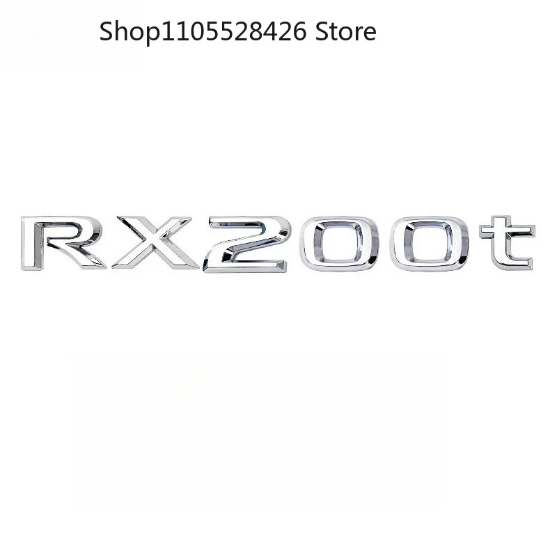 3D ABS Letters Logo Car Rear Trunk  Emblem Badge Sticker Styling Accessories For RX200t RX270 RX300 RX350 RX450hL RX500h RX450h