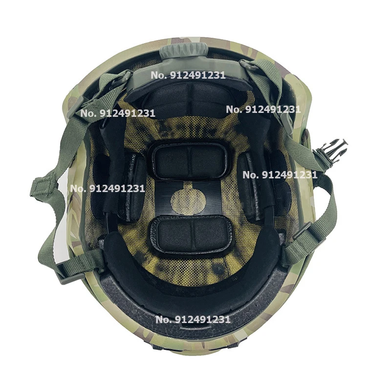 Ballistic Helmet FAST NIJ IIIA 7.62 Kevlar Ballistic MC Camouflage Helmet Wendy\'s Suspension Liner  Class Bulletproof Helmet