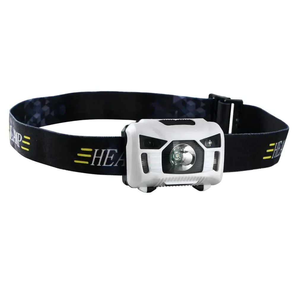 3000 Lumen IR Sensor Mini LED Headlamp USB Rechargeable Motion Sensor Bicycle Camping Headlight Head Torch Lamp